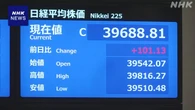 株価 小幅に値上がり 25％関税めぐり交渉余地あるとの見方から