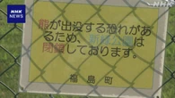 北海道 福島町 ヒグマ捕獲に至らず 住民の生活に影響も