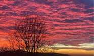 Skies over parts of UK turn 'fiery' red in rare sunset phenomenon for two nights in a row