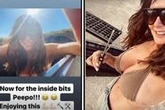 Carol Vorderman puts on busty display in bikini as she declares she's 'ready for action'