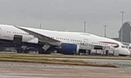 British Airways plane suffers 'nose collapse' at Heathrow - jet crumples to tarmac