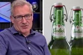Colin Brazier mocks Grolsch after they boycott GB News ‘Tipped it down sink’