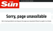 The Sun website down: Panicked readers unable to access online newspaper
