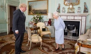Back to work again! Beaming Queen meets Boris in person for first time in over a year