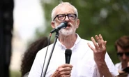 Jeremy Corbyn attends pro-Palestine protest outside No10 - even though Boris isn't there