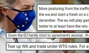 'For the love of God, tear it up!' Boris urged to scrap NI deal after EU row - 'Payback!'