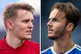 Arsenal chief Edu makes Martin Odegaard or James Maddison transfer decision