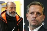 Tottenham chief Fabio Paratici 'keen' on Nuno Espirito Santo with three alternatives