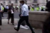 BBC journalist chased down street by anti-lockdown protesters as Police fails to intervene