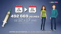Centres de vaccination : les jeunes débarquent en force