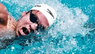 Natation : pour sa reprise, Léon Marchand établit son record personnel sur 400 m nage libre et se classe troisième en finale