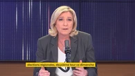 Abstention aux régionales, l’horizon de la présidentielle et Eric Zemmour… Le "8h30 franceinfo" de Marine Le Pen