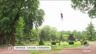 Loisirs : à Chartres, un accrobranche en pleine ville