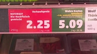 Allemagne : un supermarché détaille le "vrai" coût de ses produits pour la planète