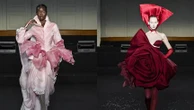 Haute couture automne-hiver 2024-25. "C'est une grande aventure" : les premiers pas prometteurs du couturier chinois Cheney Chan sur les podiums parisiens