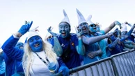 Après plusieurs tentatives, Landerneau bat le record du monde du plus grand rassemblement de Schtroumpfs