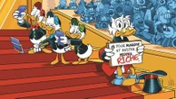 "Taxer tous les riches sauf lui. Ce pourrait être la taxe Duckman" : Jul et Keramidas nous disent tout sur Picsou à l'occasion de leur nouvel album, "Picsou et les bit-coincoins"