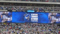 Le match entre la France et l'Irak interrompu en raison d'un orage, les spectateurs invités à quitter les tribunes