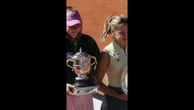 "Je n'oublierai jamais ces trois semaines", confie Maja Chwalinska, finaliste de Roland-Garros après être sortie des qualifications