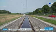 En Suisse, des panneaux solaires sur les rails pour faire rouler les trains