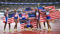 Mondiaux d'athlétisme : les Américains dominent le relais 4x100 m chez les hommes comme chez les femmes, pas de podium pour les Français
