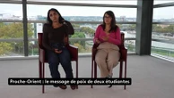 "C'est comme si j'avais ouvert une fenêtre" : deux étudiantes venues d'Israël et de Gaza racontent leur correspondance au milieu de la guerre