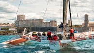 À bord de l’Ocean Fifty-Sodebo, avec le skipper Léonard Legrand