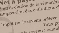 Prélèvement à la source : du changement sur les fiches de paye avec l'arrivée du taux d'imposition individualisé