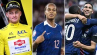 Les Alpecin de Van der Poel au sommet sur le Tour, les Bleues s'offrent les Anglaises à l'Euro, le PSG mate le Bayern... Le récap sport du week-end