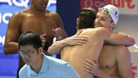 Mondiaux de natation : "Ca fait plaisir d'avoir encore gagné une médaille pour la France", savourent les Bleus du relais 4x100 m 4 nages