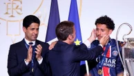 Ligue des champions : les joueurs du Paris Saint-Germain reçus par Emmanuel Macron au lendemain de la victoire