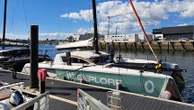 Un artiste va créer des œuvres en mer à bord du catamaran du navigateur Roland Jourdain pour les exposer au Brésil