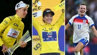 Le triomphe de Tadej Pogacar, Kim Le Court première maillot jaune africaine, les Anglaises sur le toit de l'Europe... Le récap sport du week-end