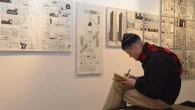 "Chris Ware a poussé l'alphabet de la bande dessinée à l'extrême", selon Rina Zavagli-Mattotti, qui a exposé l'œuvre du Grand Prix d’Angoulême 2021