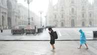 Allerta arancione a Milano per temporali e piogge intense: il meteo resta instabile con rischio grandine: 