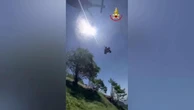 Kaya e Maina, i due husky si perdono nelle montagne di Lecco: salvate dai vigili del fuoco