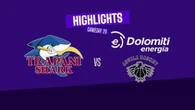 Basket serie A, gli highlights di Trapani vs Aquila