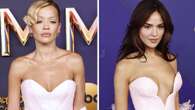 Ops, abbiamo lo stesso vestito! Dall’‘incidente’ di Rita Ora ed Eiza Gonzalez alle conchiglie di Jennifer Aniston, stranezze di stile agli Emmy Awards