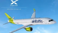 Accordo airBaltic-Starlink per internet ultraveloce sugli aerei