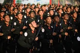 Hợp luyện diễu binh mừng 80 năm Quốc khánh tại ĐHQG Hà Nội: Người dân háo hức đến xem từ sáng sớm