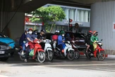 Buổi chiều của ngày nghỉ lễ cuối cùng và đây là cảnh tượng trên đường phố Hà Nội
