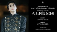 SOOBIN thông báo dời ngày concert, loạt sự kiện giải trí đồng loạt hoãn vì Quốc tang