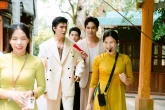 Ba diễn viên được nhận huy hiệu Bác Hồ