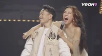 MC Hoàng Oanh bị chê quá ồn ào, khó hiểu nhất là màn ôm lấy ôm để Binz trên sân khấu
