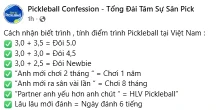Pickleball Việt Nam hiện nay: "Trình là gì?" phiên bản thực tế nhất