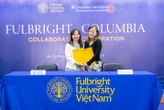 Sinh viên Đại học Fulbright Việt Nam sang Mỹ trong chương trình hợp tác giáo dục với Đại học Columbia