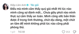 Diệp Lâm Anh giữa lùm xùm với chồng cũ: "Chưa giây phút nào tôi thực sự cảm thấy an toàn"