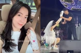 Cựu thành viên T-ara quỳ gối cầu hôn bạn trai doanh nhân trước hàng nghìn người, camera zoom cận liền phát hiện 1 hành động gây tranh cãi