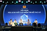 Hương Giang mặc váy xuyên thấu đọ sắc với dàn mỹ nhân "vũ trụ VFC" tại Hội nghị KOL và Lễ ra mắt CLB Niềm tin số Thủ đô