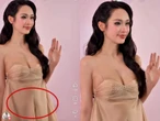 Vũ Thúy Quỳnh mặc váy rộng vẫn không giấu nổi vòng 2 lùm lùm